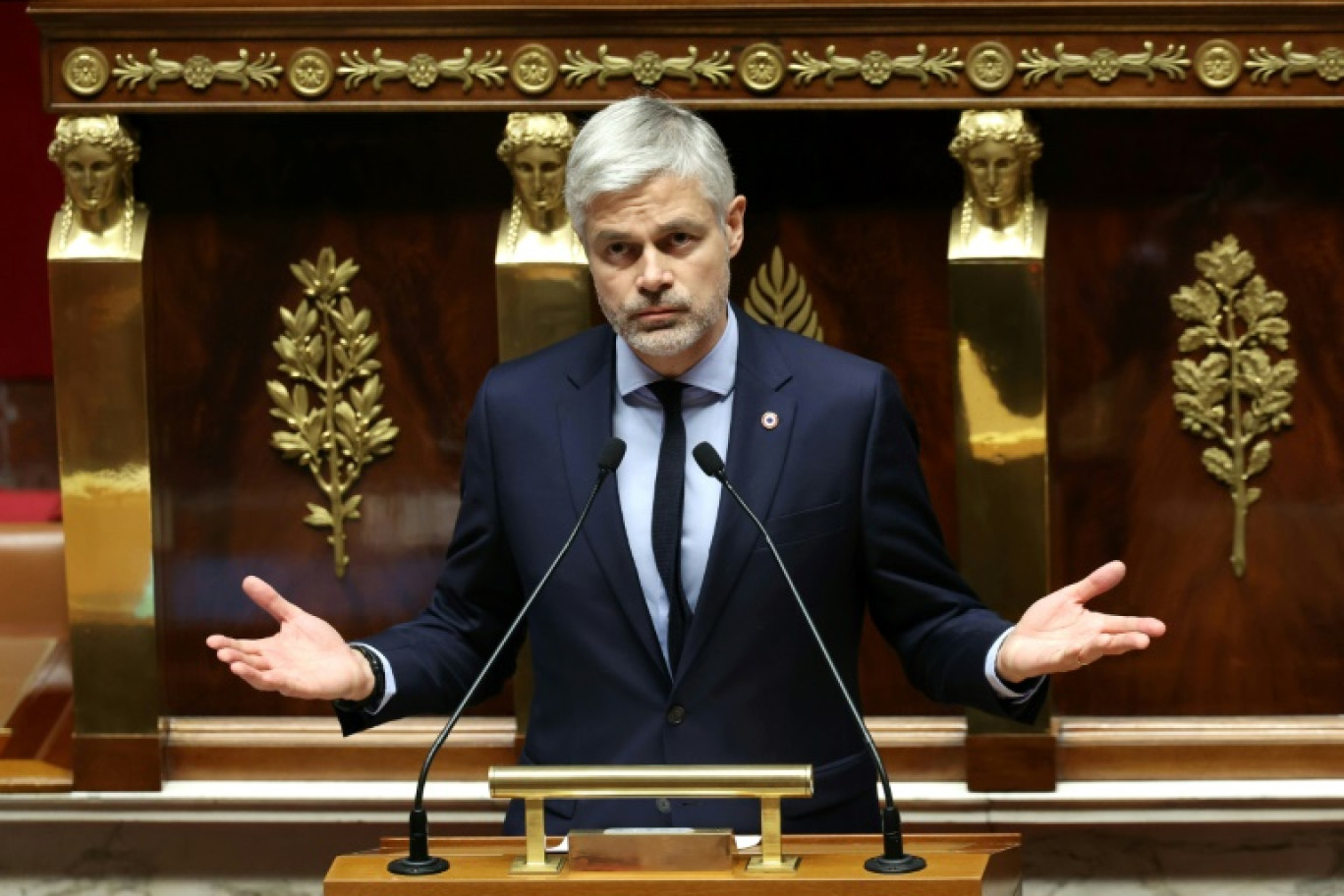 Laurent Wuaquiez, président des députés Républicains, à l'Assemblée nationale, le 4 décembre 2024 © Alain JOCARD