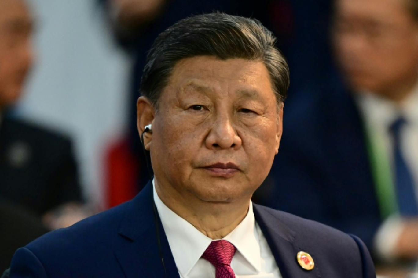 Le président chinois Xi Jinping au G20 à Rio de Janeiro, au Brésil, le 18 novembre 2024 © Pablo PORCIUNCULA