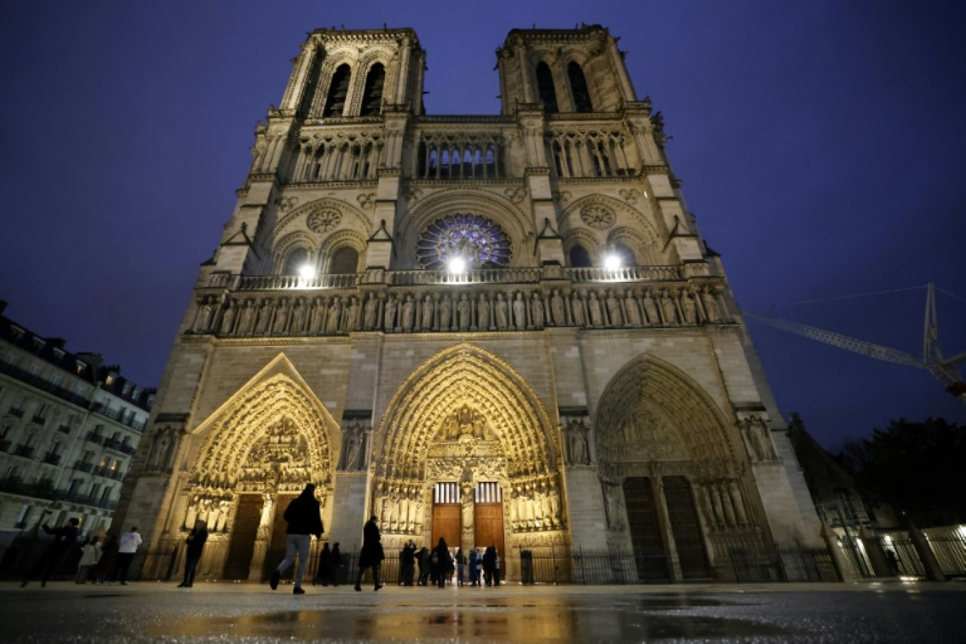 Notre-Dame de Paris, le jour de sa réouverture au public, le 8 décembre 2024 © Ludovic MARIN