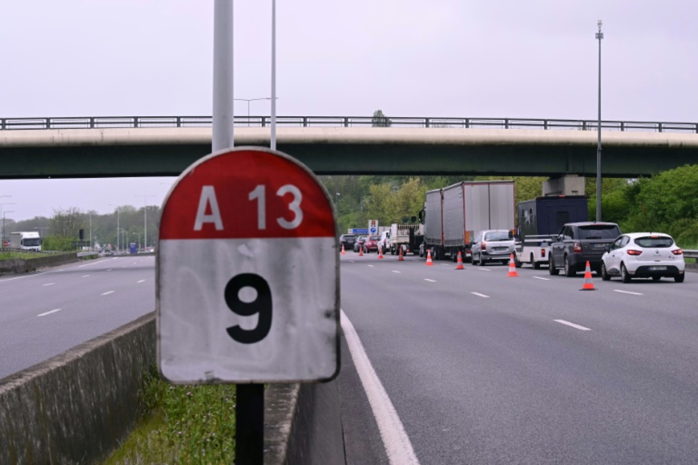 L’autoroute A13 est passée mardi en péage en "flux libre" sur 210 km, sans barrières, entre Poissy et Caen © Miguel MEDINA