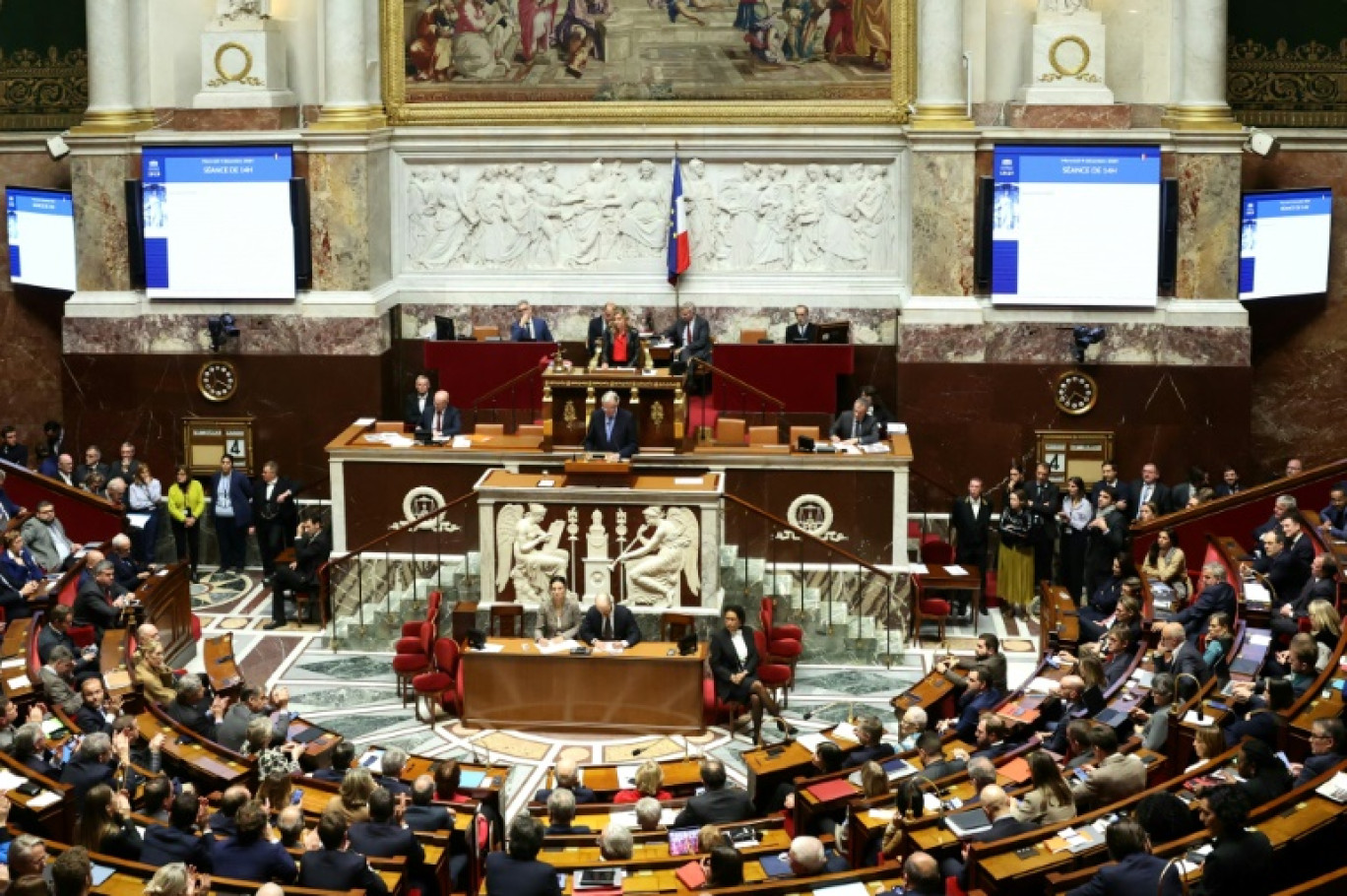 L'Assemblée nationale, le 2 décembre 2024 © Alain JOCARD