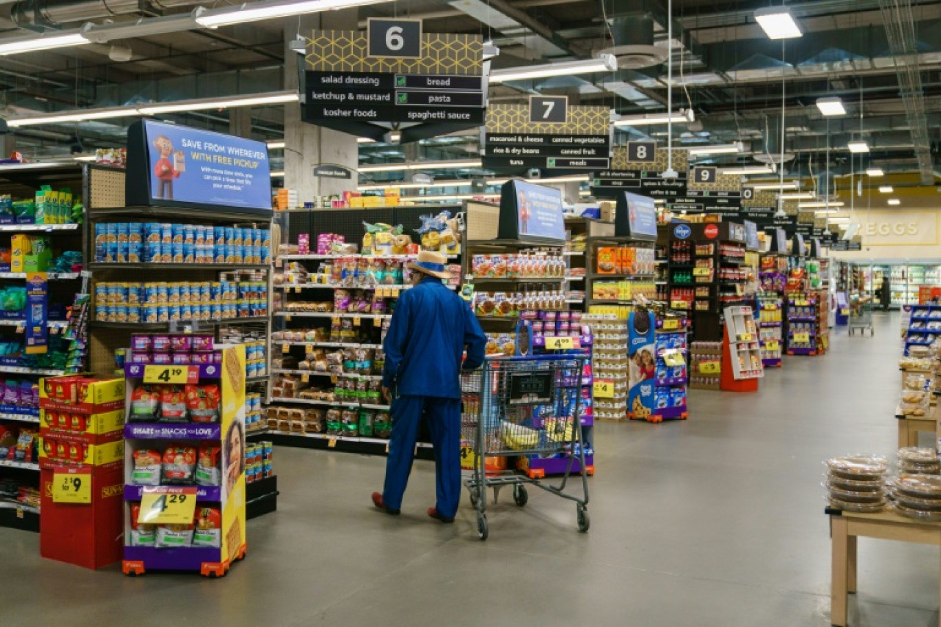 Dans un supermarché Kroger, le 14 octobre 2022 à Atlanta (Géorgie, Etats-Unis) © Elijah Nouvelage