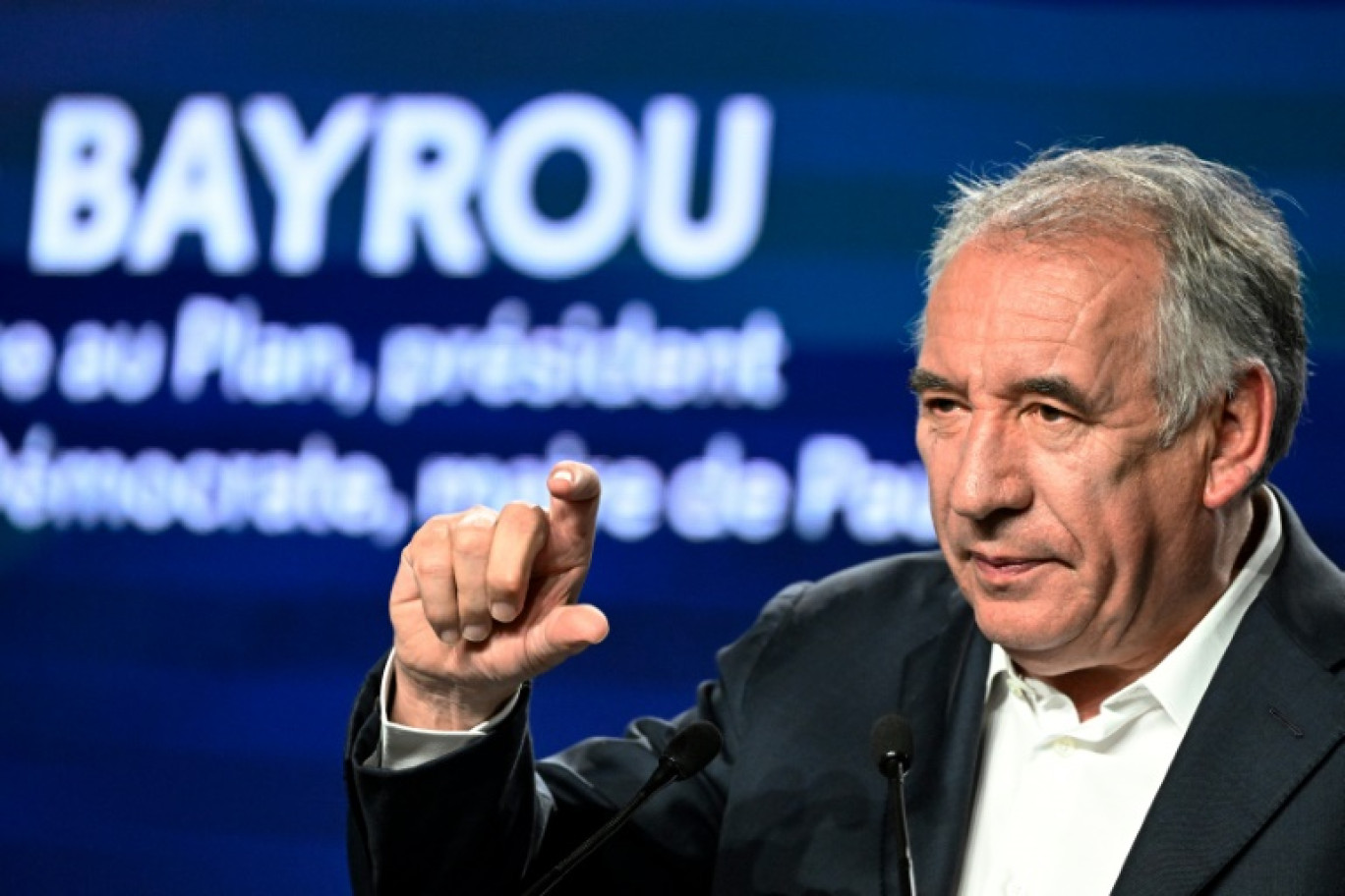 François Bayrou, président du MoDem et maire de Pau, lors de l'Université d'été du MoDem à Guidel, le 25 septembre 2022 dans le Morbihan © Damien MEYER