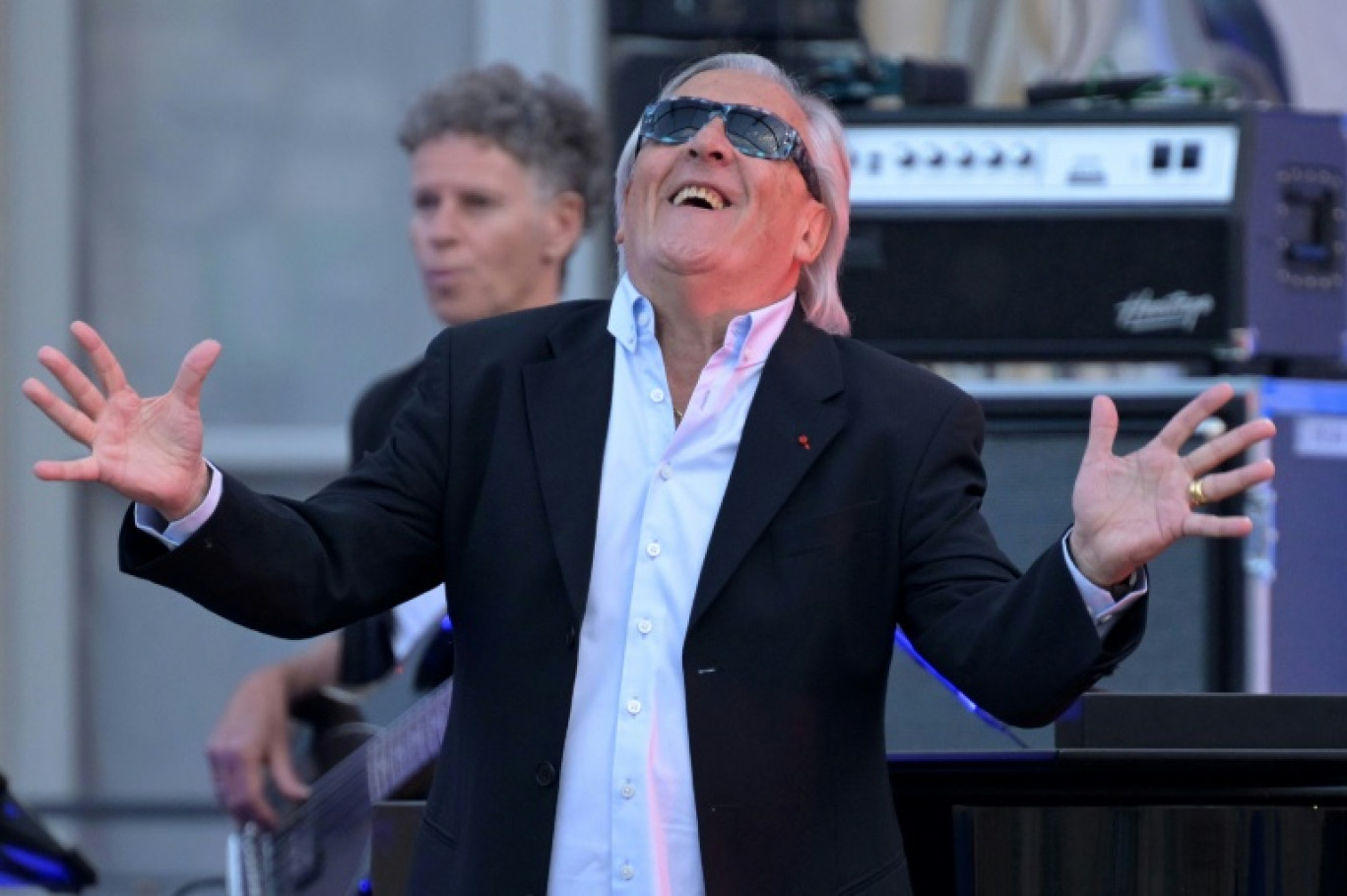 Le chanteur Gilbert Montagné lors de la "Fête de la musique" le 21 juin 2024 à Paris © Bertrand GUAY