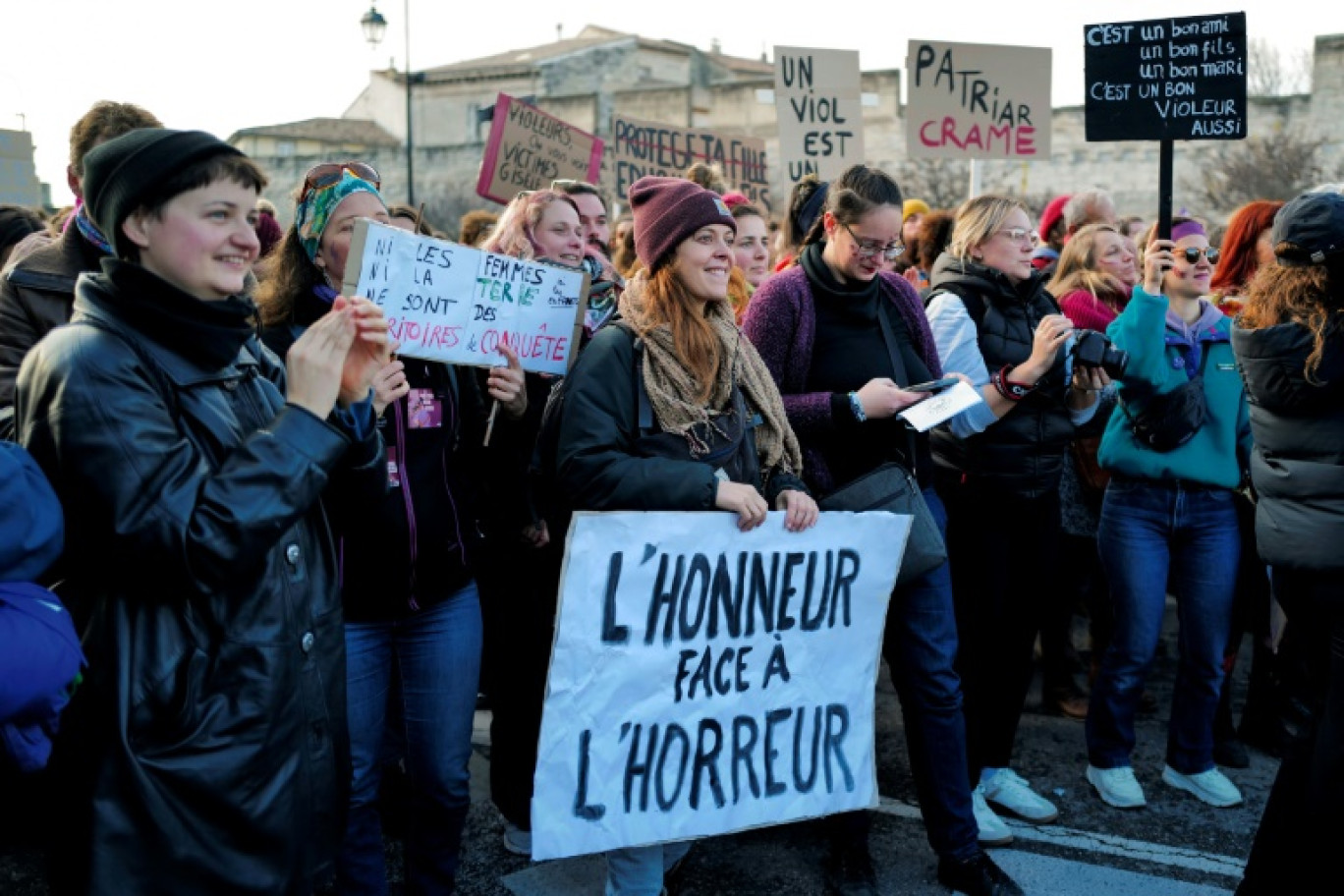 Manifestation féministe à Avignon samedi 14 décembre © Sylvain THOMAS