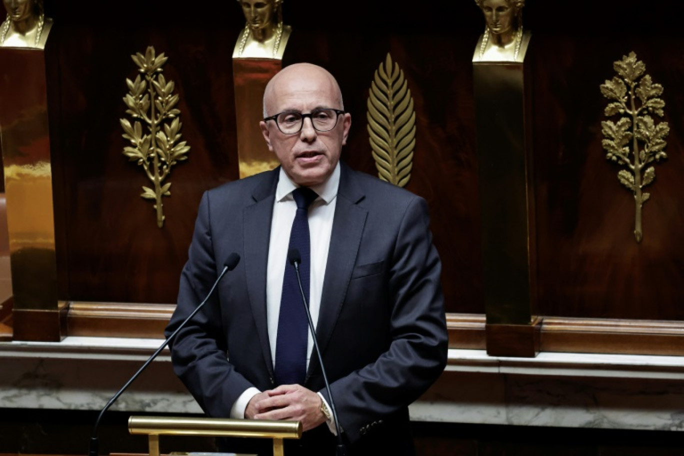 Eric Ciotti, le 31 octobre 2024 à l'Assemblée nationale, à Paris © STEPHANE DE SAKUTIN