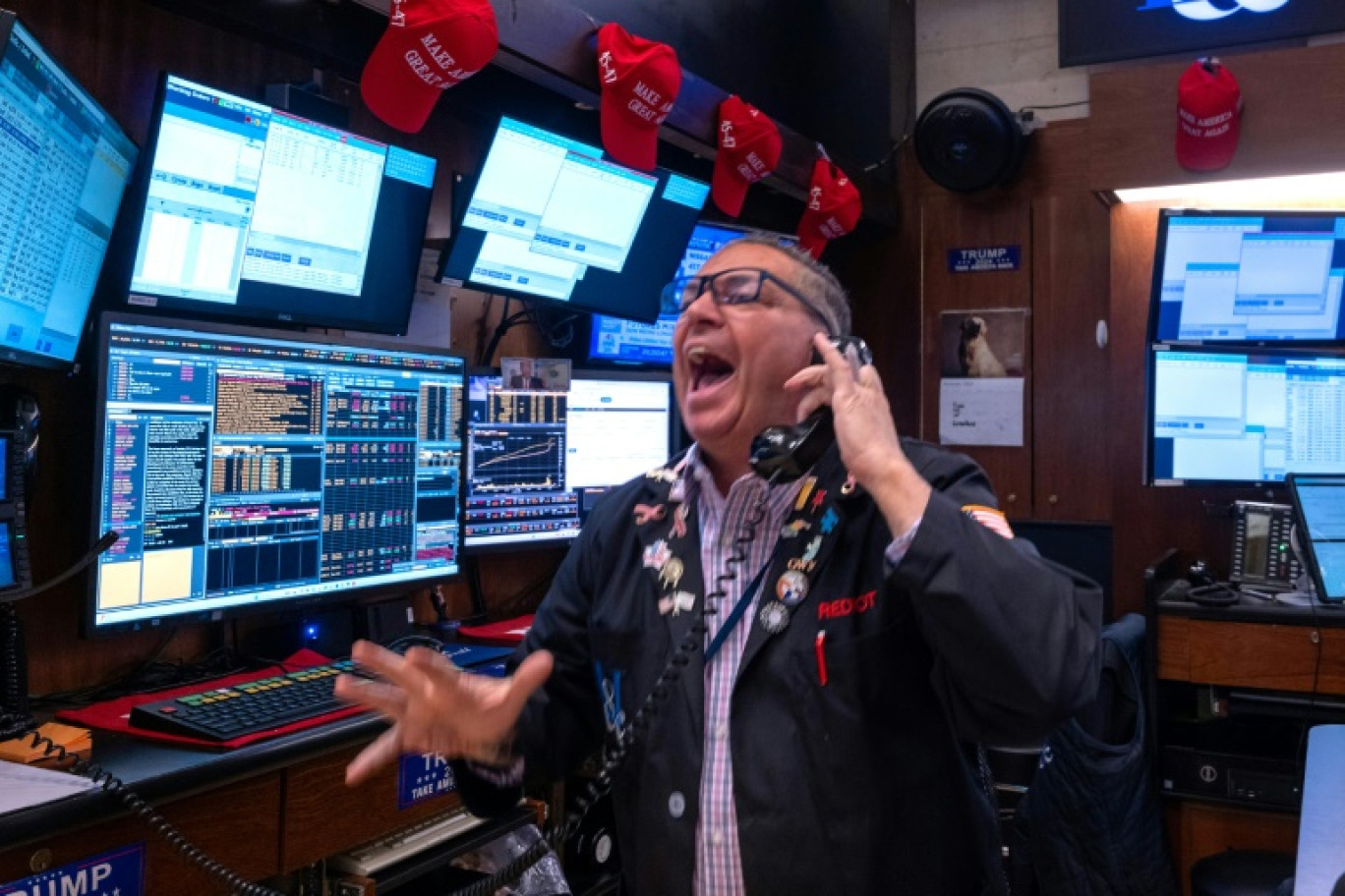 Un opérateur du New York Stock Exchange © SPENCER PLATT