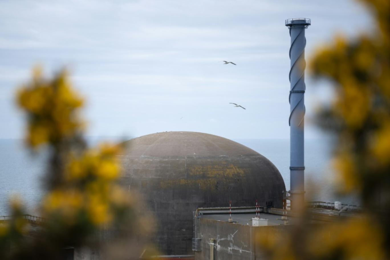 L'EPR de Flamanville, dans la Manche, le 26 avril 2024 © Lou BENOIST