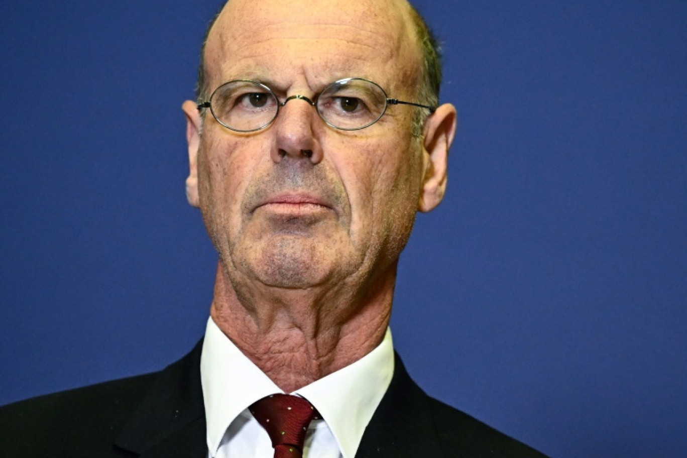 Le ministre de l'Economie Eric Lombard, le 23 décembre 2024 à Paris. © JULIEN DE ROSA