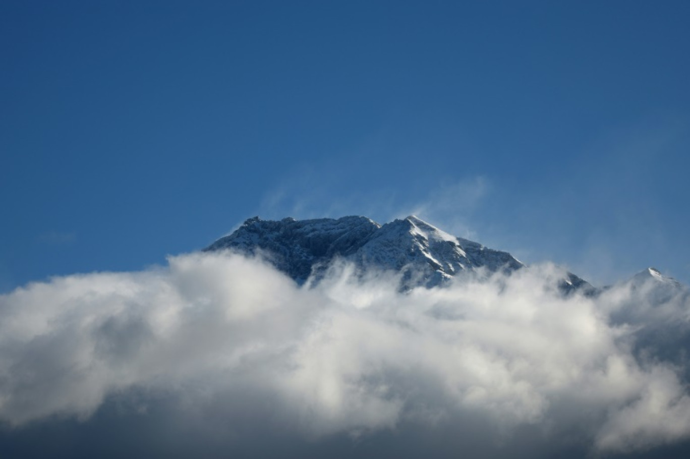 Les Alpes françaises près de Grenoble le 20 décembre 2024 © Alex MARTIN