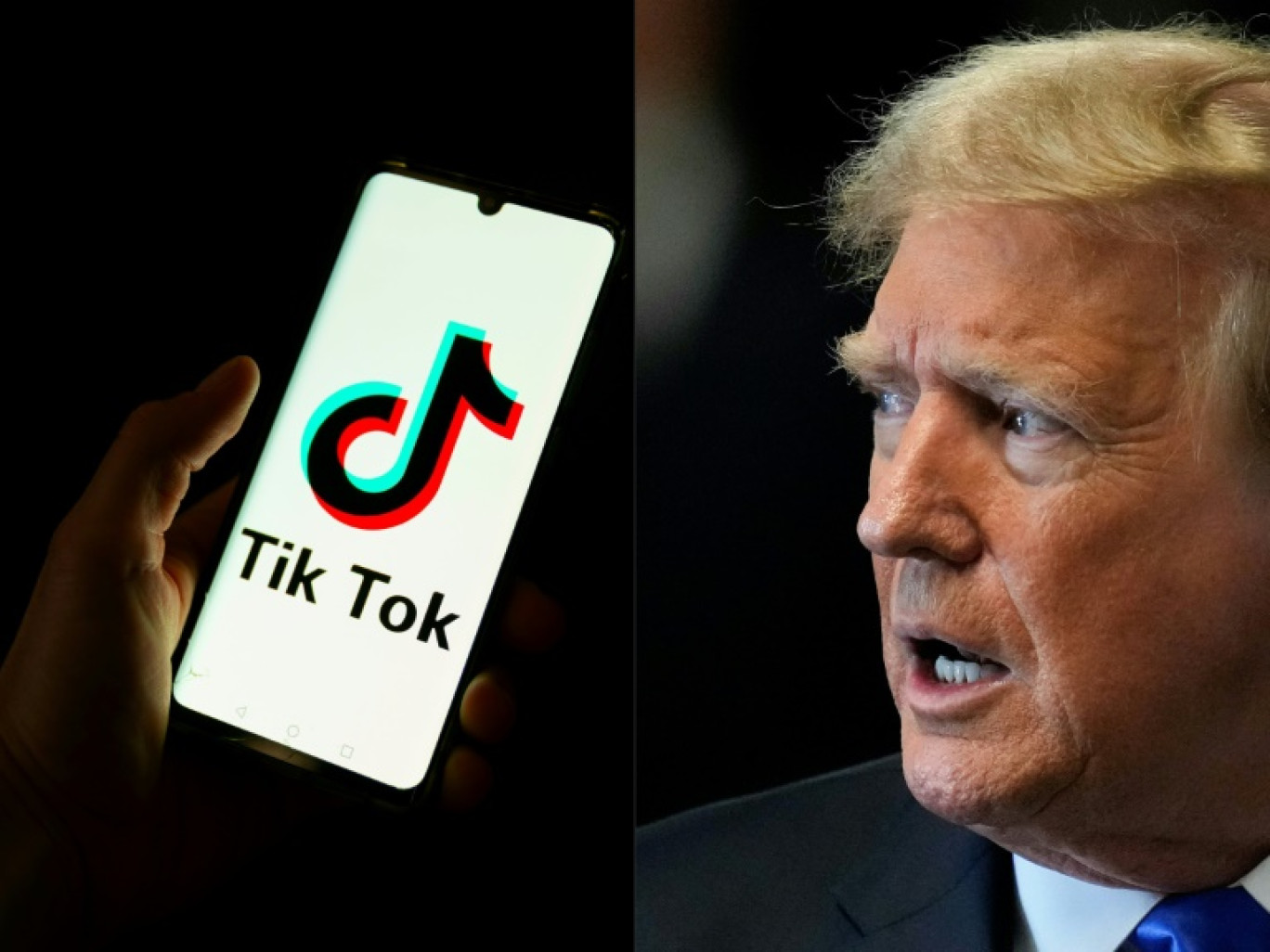 Initialement opposé à TikTok, Donald Trump estime aujourd'hui que l'application lui a permis de toucher une jeune audience et a déclaré récemment avoir un "faible" pour elle © Antonin UTZ