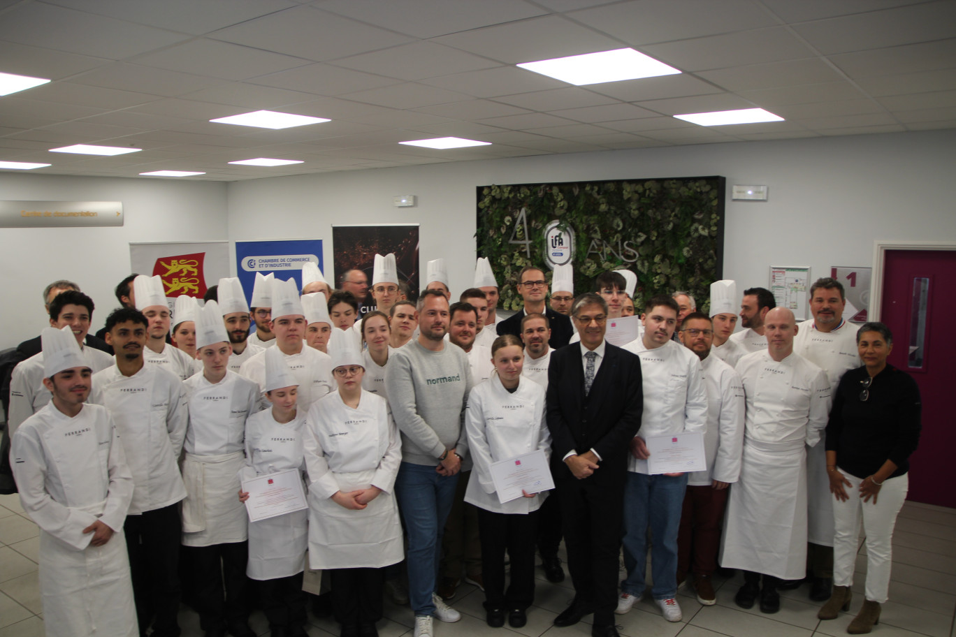 Deux promotions de 15 élèves démarrent 105 heures de formation venant s'ajouter au cursus "classique" du brevet professionnel arts de la cuisine. © Aletheia Press / B.Delabre