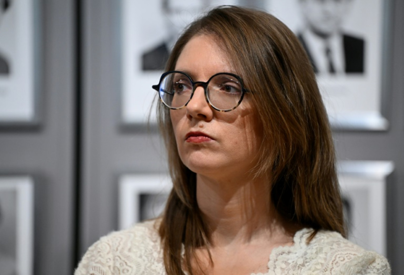 La ministre de l'Egalité entre les femmes et les hommes, Aurore Bergé, le 24 décembre 2024, à Paris © Anna KURTH