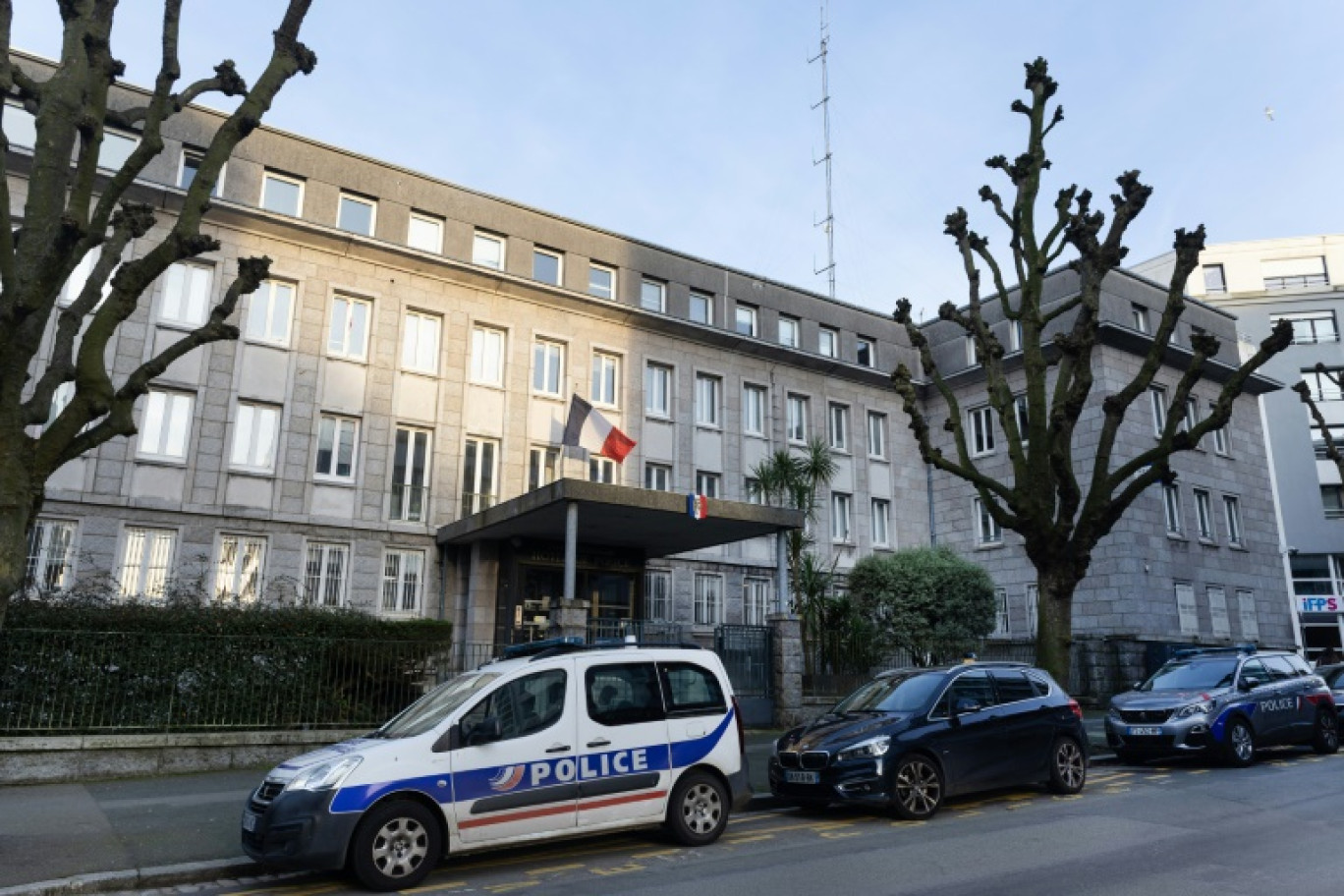 Le commissariat de Brest, le 3 janvier 2025 © FRED TANNEAU