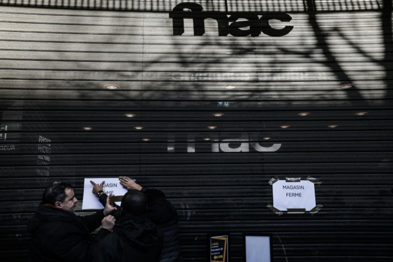 Le magasin Fnac des Champs-Elysées, à Paris, le 3 janvier 2025 © Thibaud MORITZ