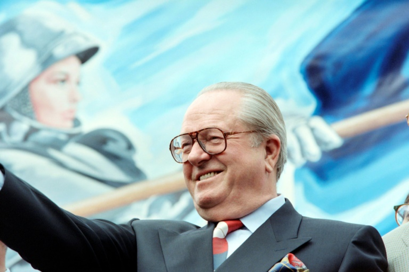 Jean-Marie Le Pen au parlement européen en mars 2018 © FREDERICK FLORIN