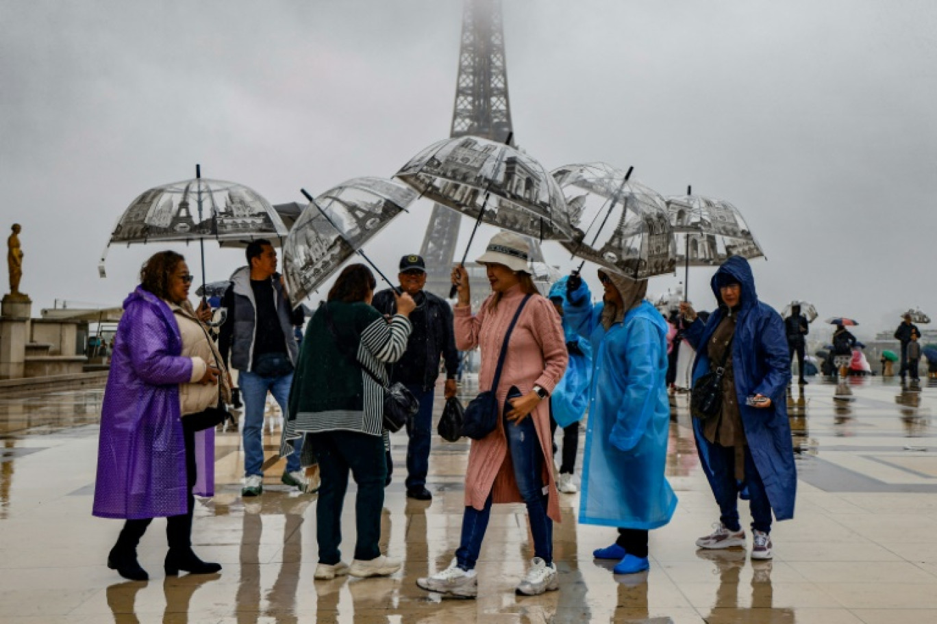 L'année 2024 en France, une des plus chaudes jamais mesurées derrière les pics récents de 2022 et 2023, a aussi été l'une des plus pluvieuses, avec des records annuels battus dans plusieurs villes de la moitié nord © LUDOVIC MARIN