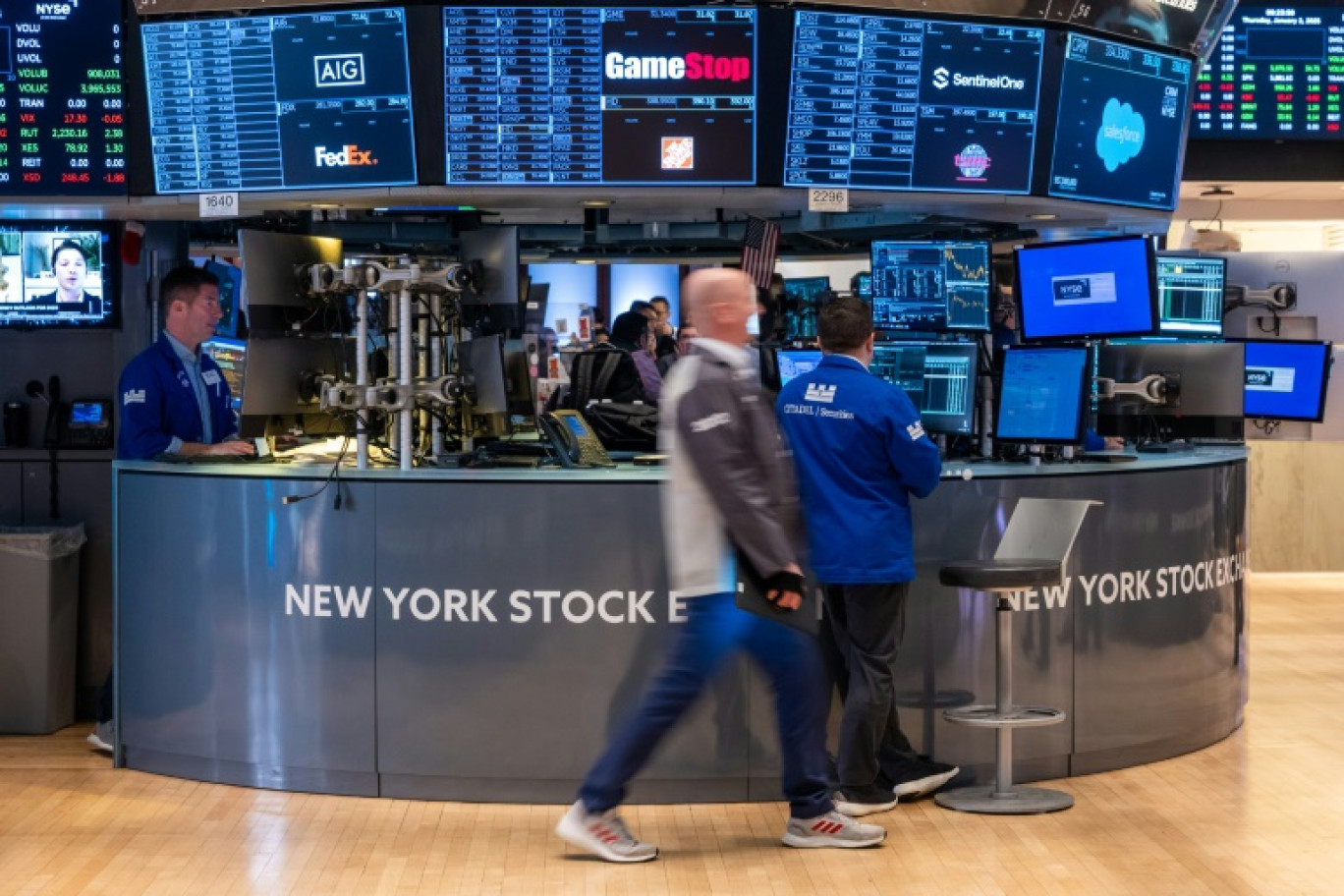 Le parquet du New York Stock Exchange © SPENCER PLATT