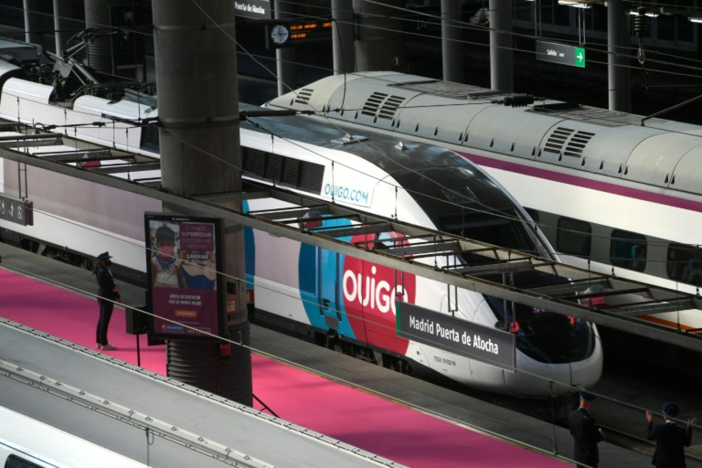 Un train Ouigo à Madrid le 7 mai 2021 © PIERRE-PHILIPPE MARCOU