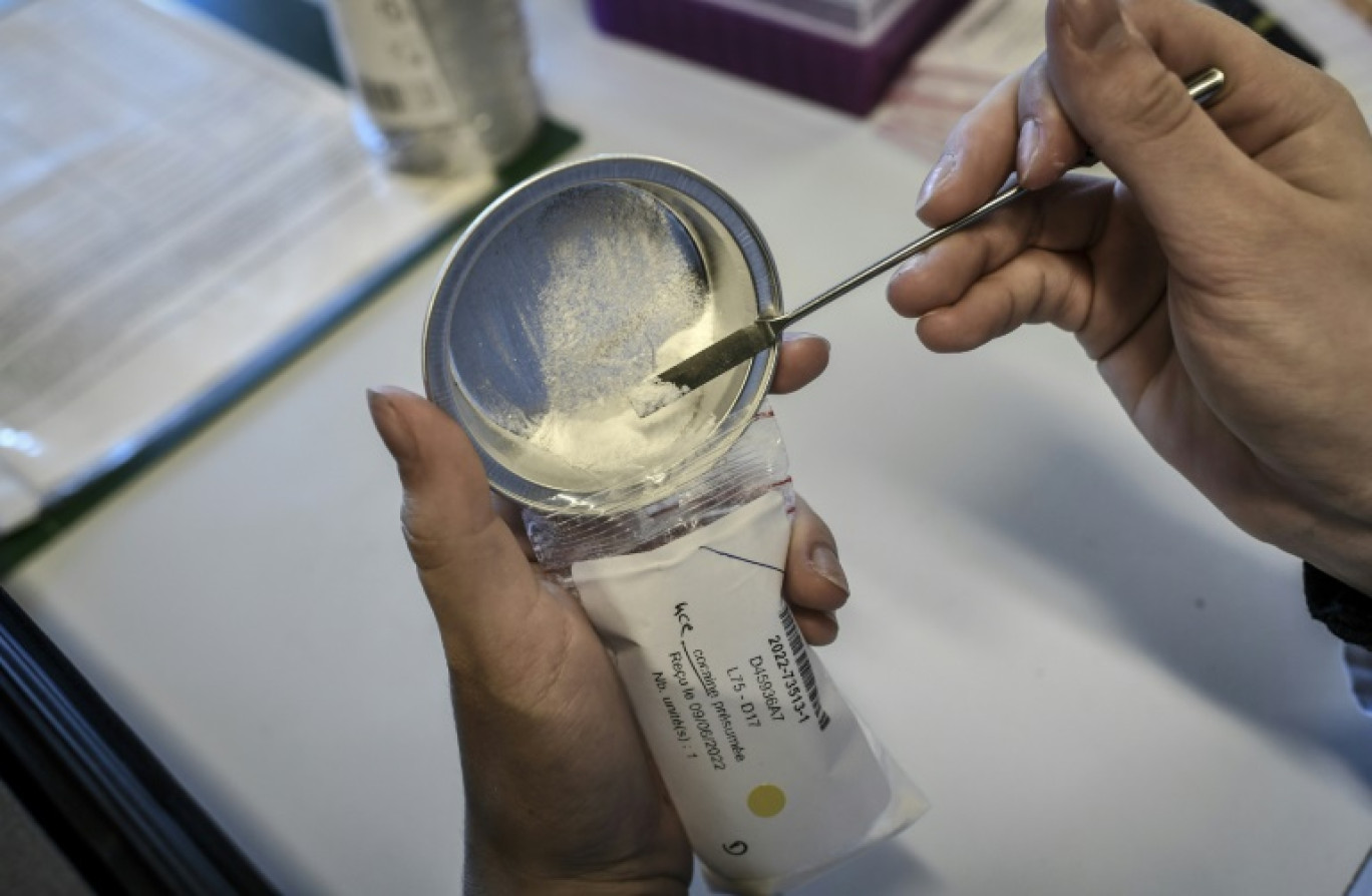 Plus d'un million de personnes ont consommé de la cocaïne au moins une fois dans l'année en France en 2023 © STEPHANE DE SAKUTIN