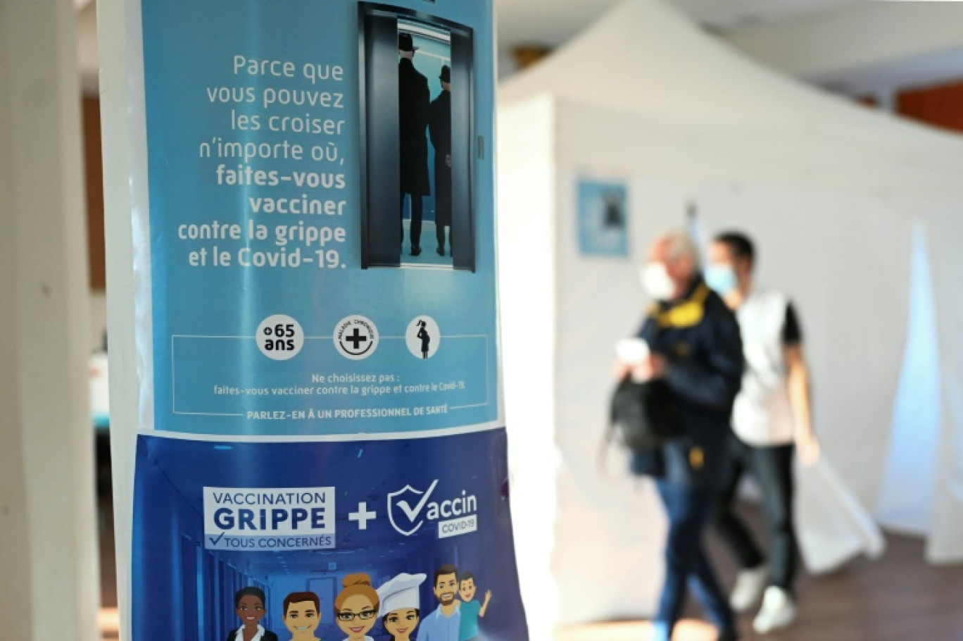 L'épidémie de grippe hivernale s'est intensifiée en ville dans l'Hexagone et a généré une "activité hospitalière très élevée" et une "nette augmentation des décès" la deuxième semaine de l'année © Jean-Christophe VERHAEGEN