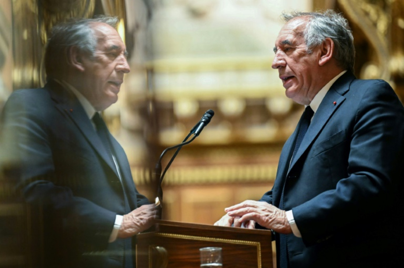 Le Premier ministre François Bayrou s'exprime devant les députés à l'Assemblée nationale à Paris, le 15 janvier 2025 © Bertrand GUAY