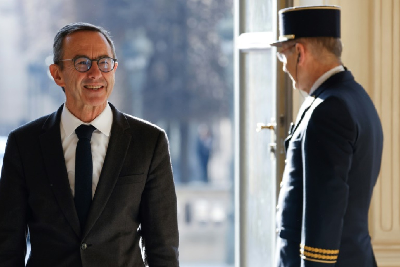 Le ministre LR de l'Intérieur Bruno Retailleau, à l'Assemblée nationale, le 14 janvier 2025 © Ludovic MARIN