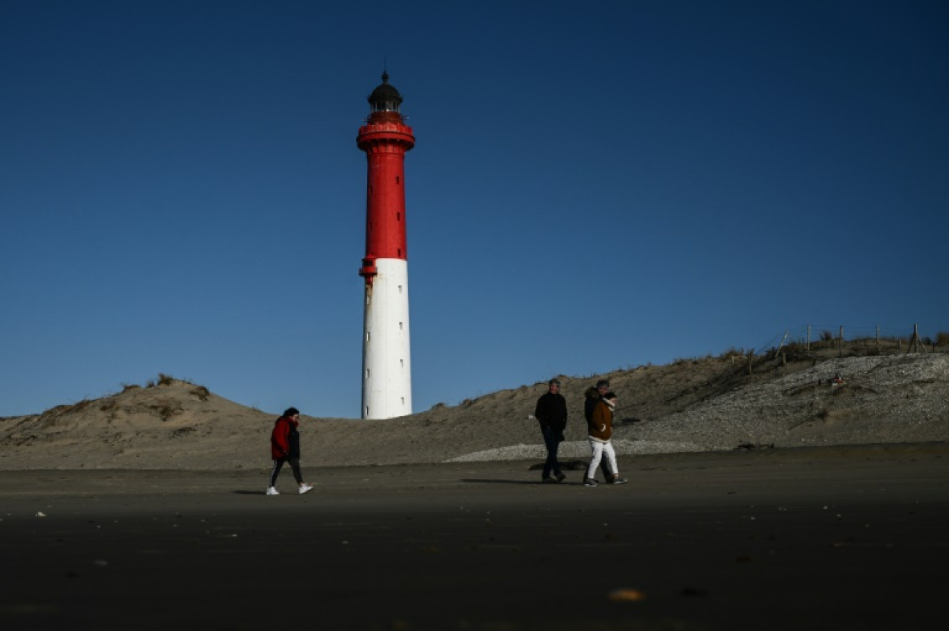 Le phare de la Coubre, à la Tremblade, le 20 janvier 2025 © Philippe LOPEZ