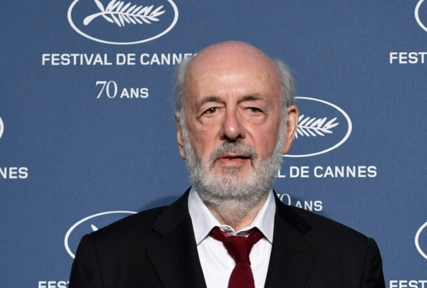 Le réalisateur Bertrand Blier lors d'une cérémonie marquant le 70e anniversaire du Festival de Cannes, le 20 septembre 2016 à Paris © PHILIPPE LOPEZ