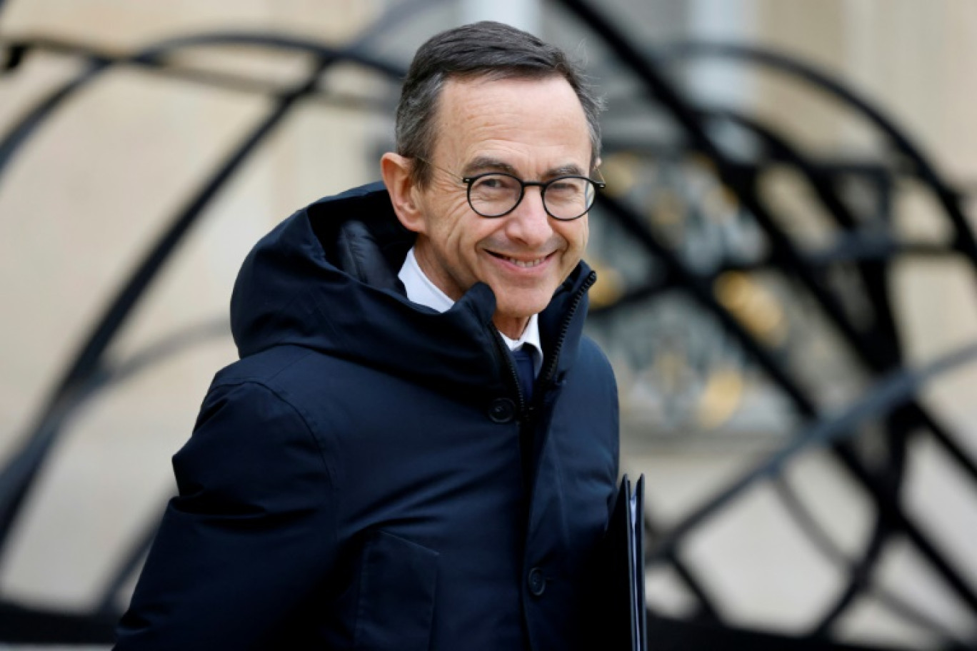 Le ministre de l'Intérieur Bruno Retailleau à la sortie du Conseil des ministres à l'Elysée, le 22 janvier 2025 à Paris © Ludovic MARIN