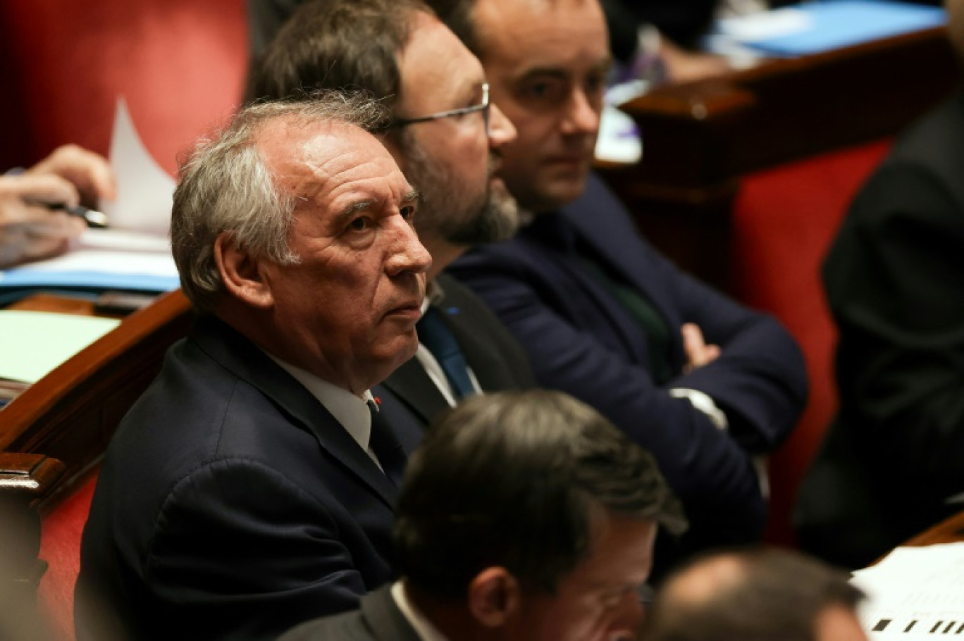 Le Premier ministre François Bayrou à l'Assemblée nationale le 22 janvier 2025 © Thibaud MORITZ