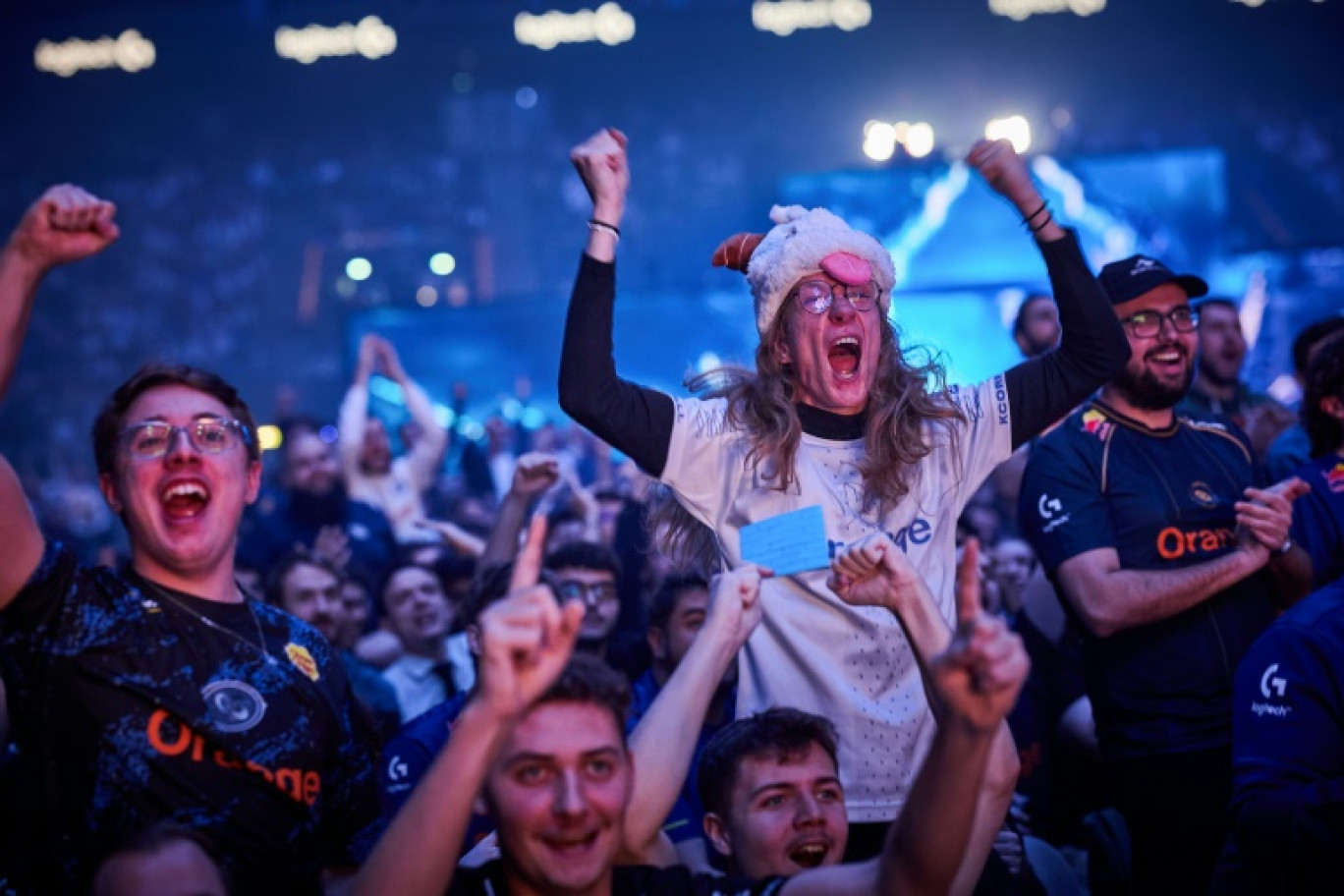 Competition de esport au Paris La Defense Arena de Nanterre, le 9 novembre 2024. © Kiran RIDLEY