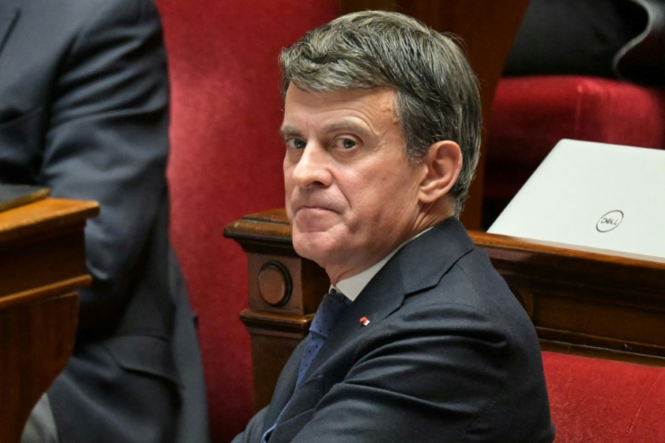 Le ministre des Outre-mer Manuel Valls le 23 janvier 2025 à l'Assemblée nationale à Paris © Bertrand GUAY