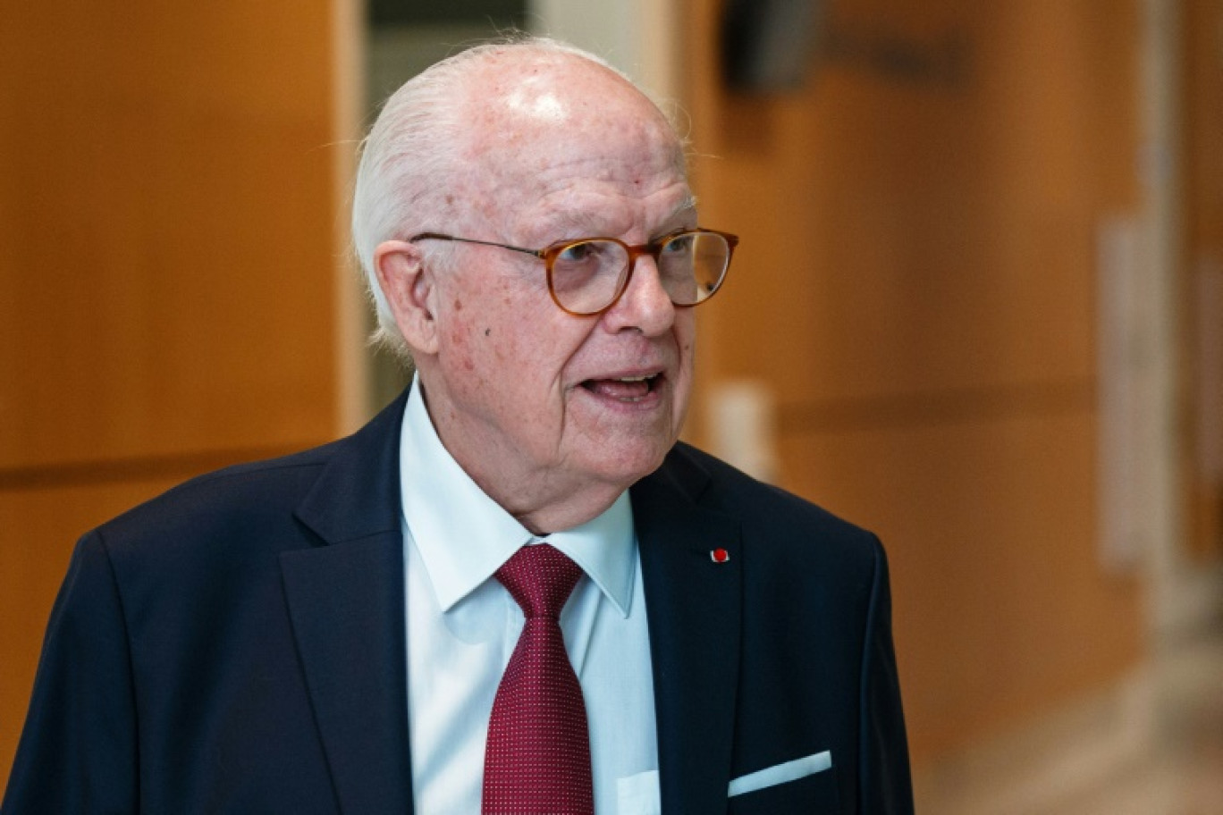 L'ancien ministre Alain Lambert, au tribunal à Paris, le 16 octobre 2024 © Dimitar DILKOFF