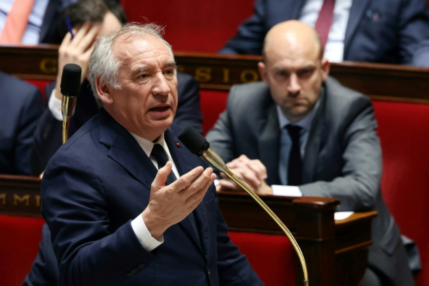 Le Premier ministre François Bayrou s'exprime le 28 janvier 2025 à l'Assemblée nationale à Paris © Thomas SAMSON