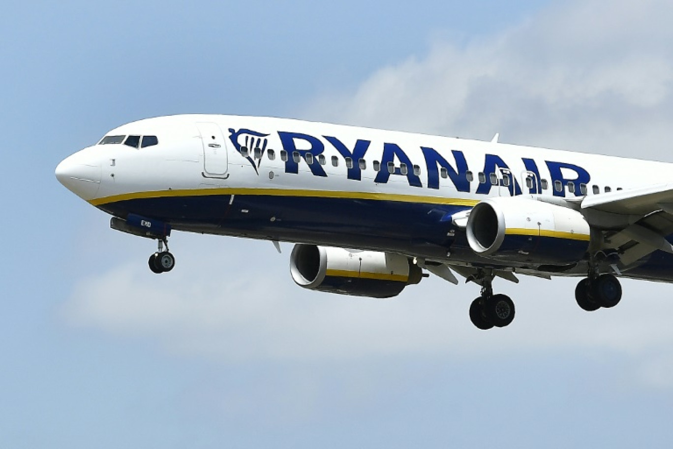 Un vol Ryanair à son arrivée à Barcelone, le 1er juillet 2022 © Pau BARRENA