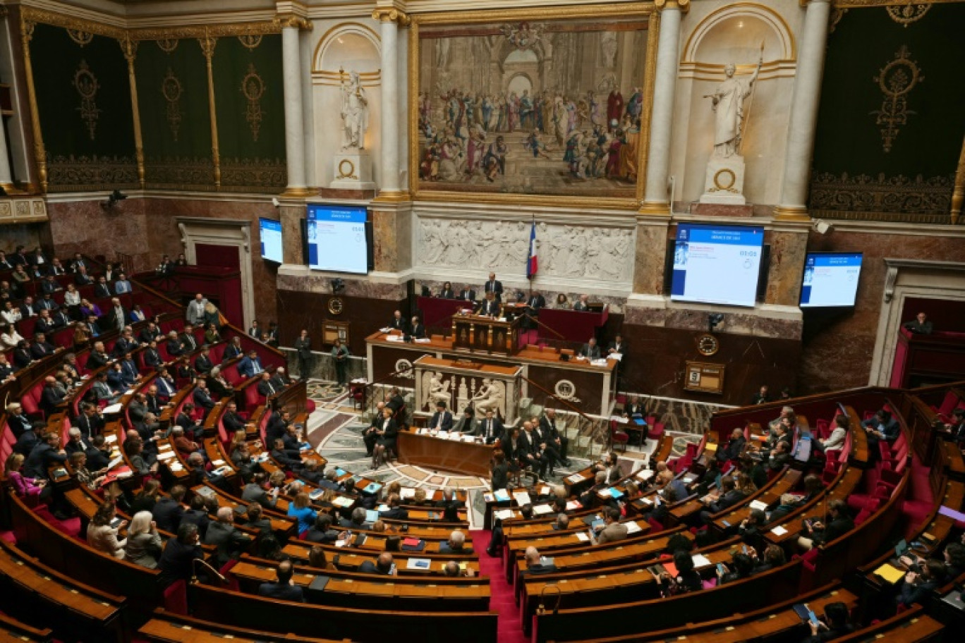 Sept députés et sept sénateurs se retrouvent jeudi à l'Assemblée pour tenter de s'entendre sur une version commune du budget de l'Etat © Dimitar DILKOFF