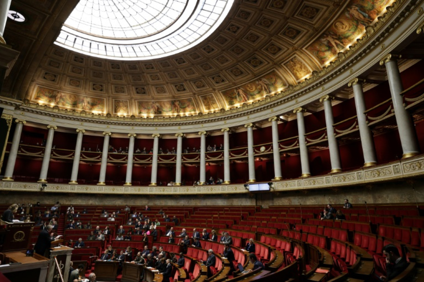 L'Assemblée nationale le 16 janvier 2025, à Paris © Thibaud MORITZ