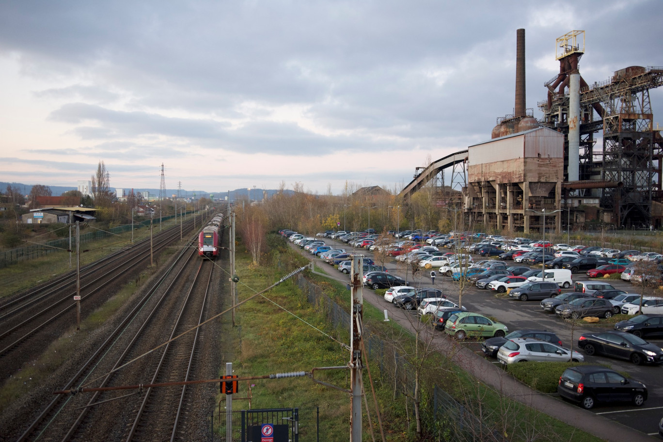 La gare de Uckange au centre d'un futur pôle d'échange multimodal. (c) CAVDF;