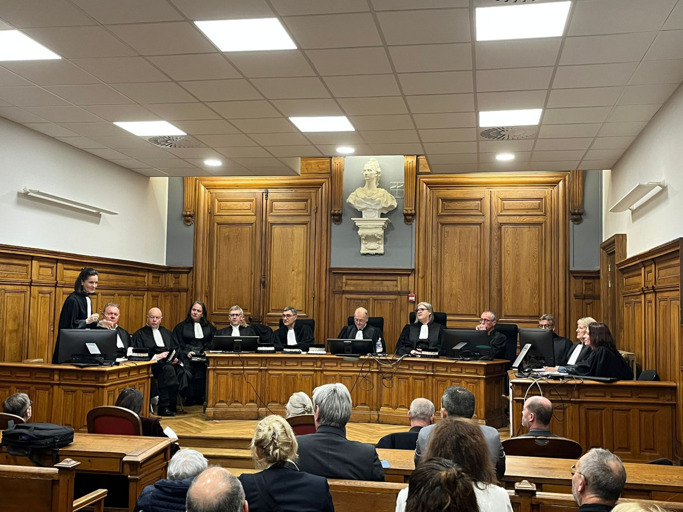 L'audience solennelle de rentrée du tribunal de commerce de Dieppe s'est tenue le 30 janvier. (Photo Gazette Normandie)