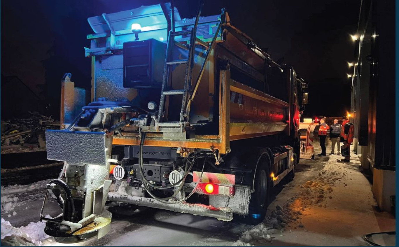 34 engins de service hivernal sont mobilisés jusqu'à la fin du mois de mars sur le département.