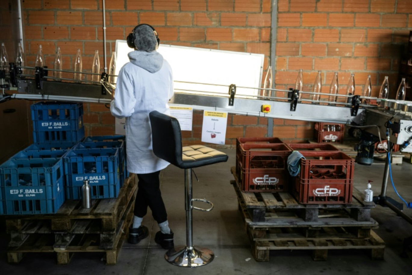 Dans les locaux de la coopérative Consign'up, à Portet-sur-Garonne (Haute-Garonne), le 22 janvier 2025 © Lionel BONAVENTURE