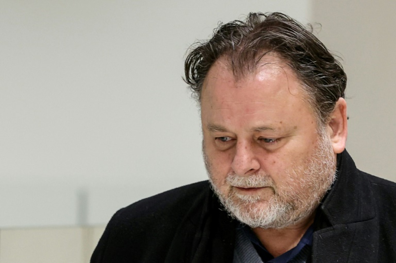 Le réalisateur français Christophe Ruggia arrive au palais de justice de Paris, le 10 décembre 2024 © ALAIN JOCARD