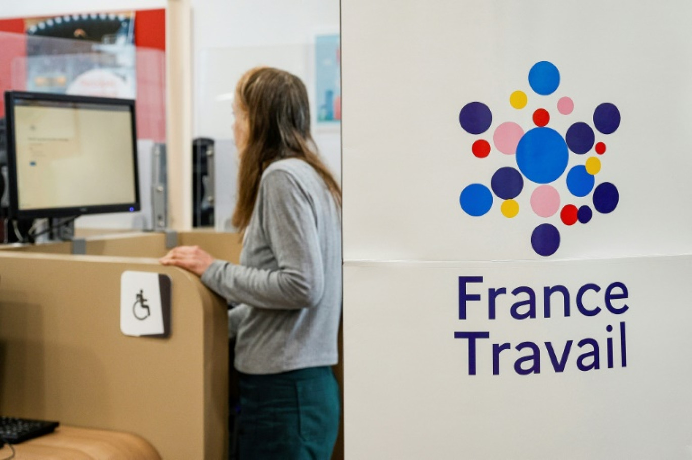 Une agence de France Travail à Dammarie-les-Lys, le 23 avril 2024 en Seine-et-Marne © Geoffroy VAN DER HASSELT