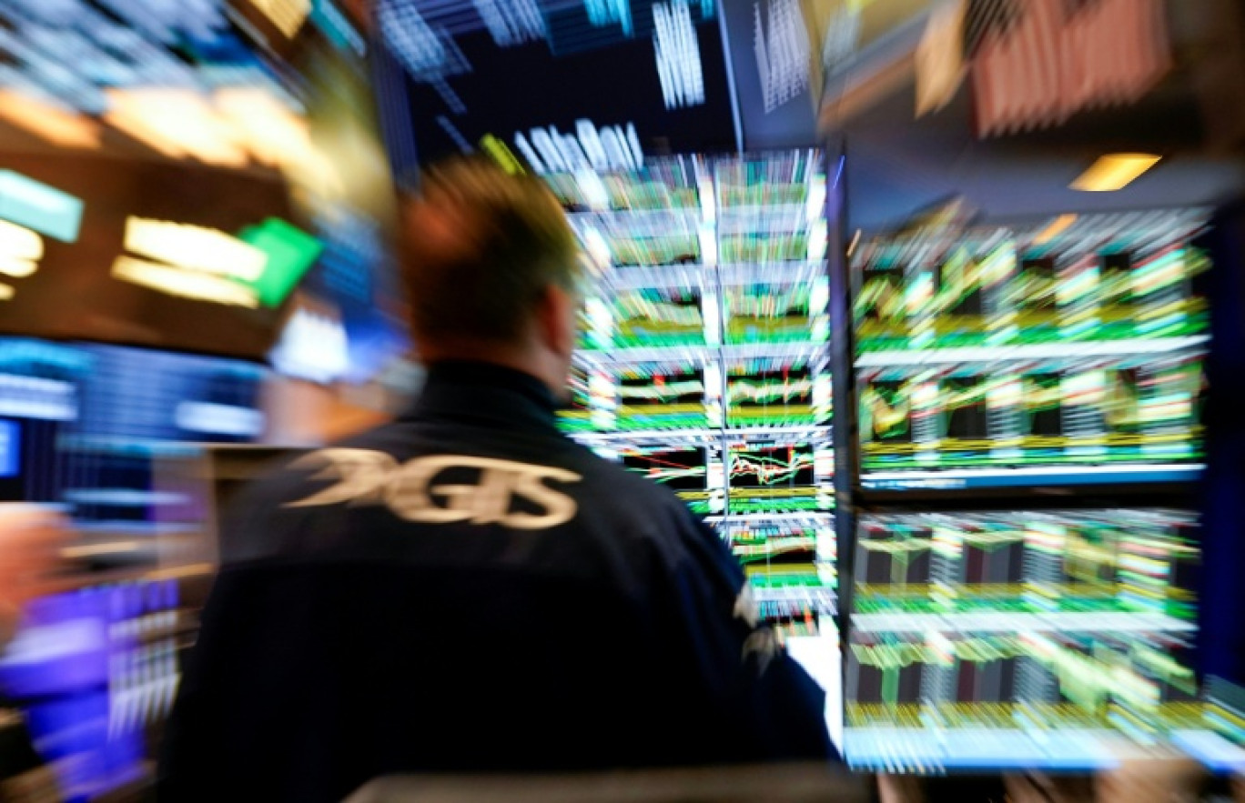 Trader sur la parquet du New York Stock Exchange (NYSE) le 30 janvier 2025 à New York. © TIMOTHY A. CLARY