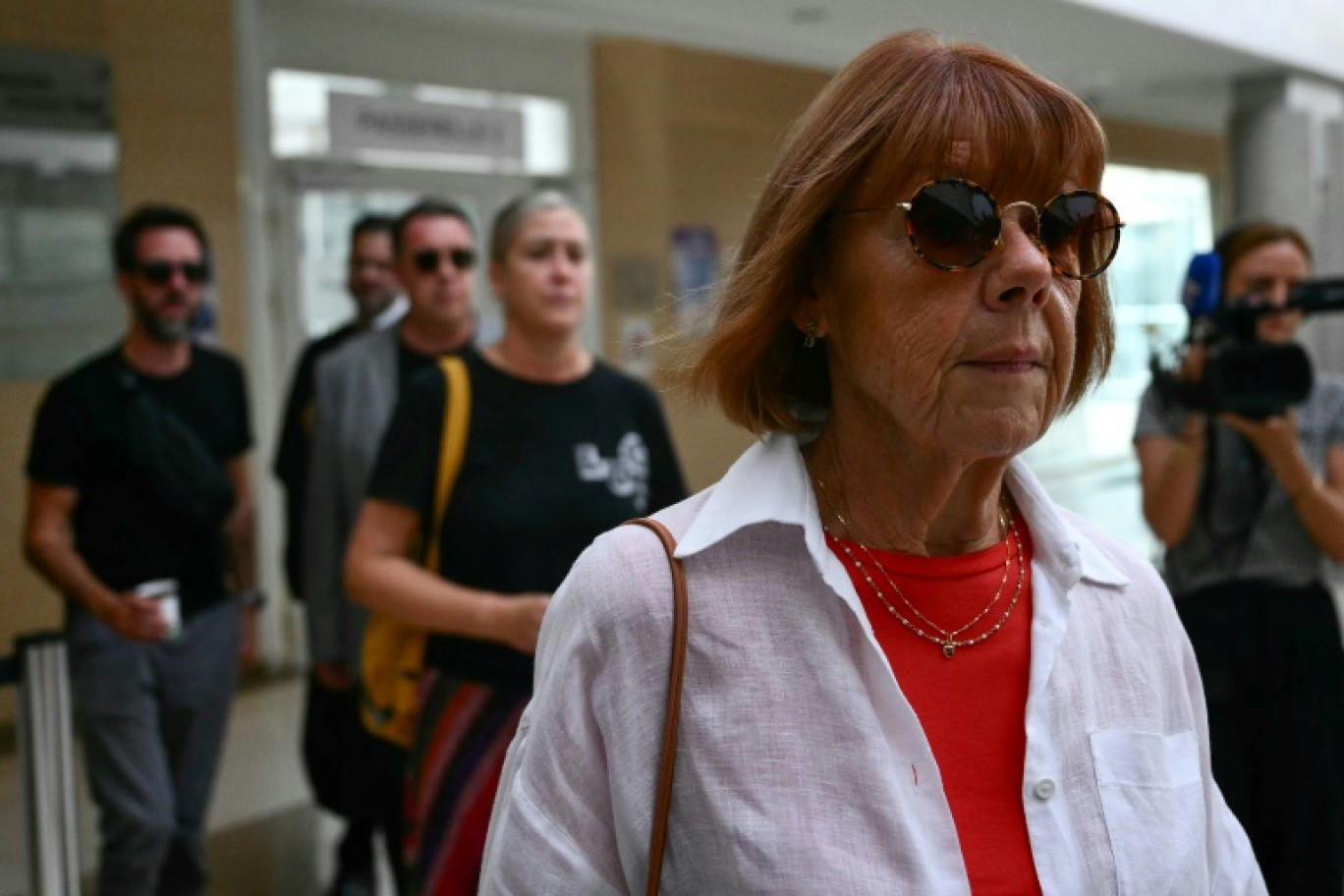 Gisèle Pelicot arrive au palais de justice d'Avignon, le 10 septembre 2024 © Christophe SIMON