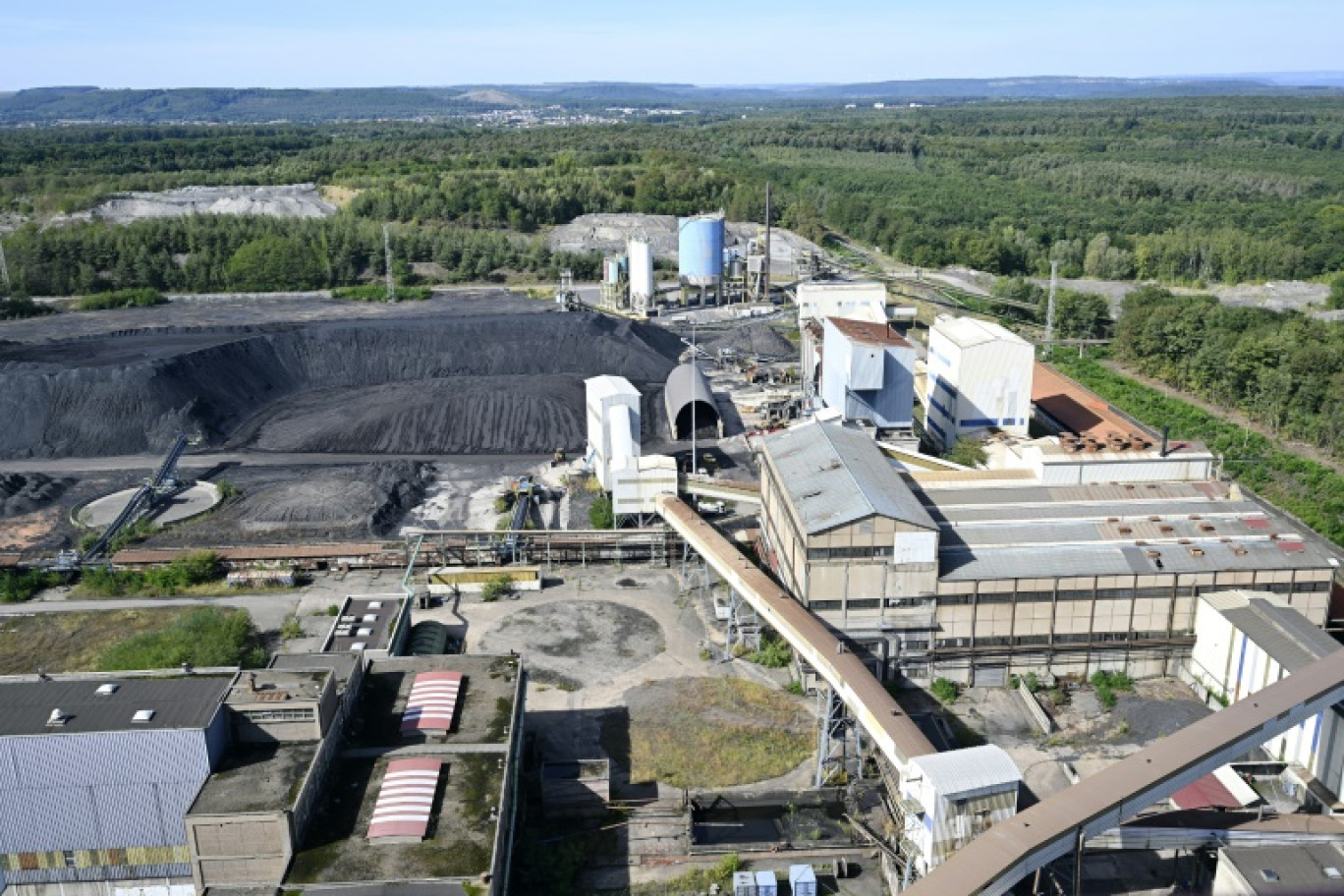 La centrale à charbon Emile-Huchet de Saint-Avold, le 12 septembre 2022 en Moselle © Frederick FLORIN