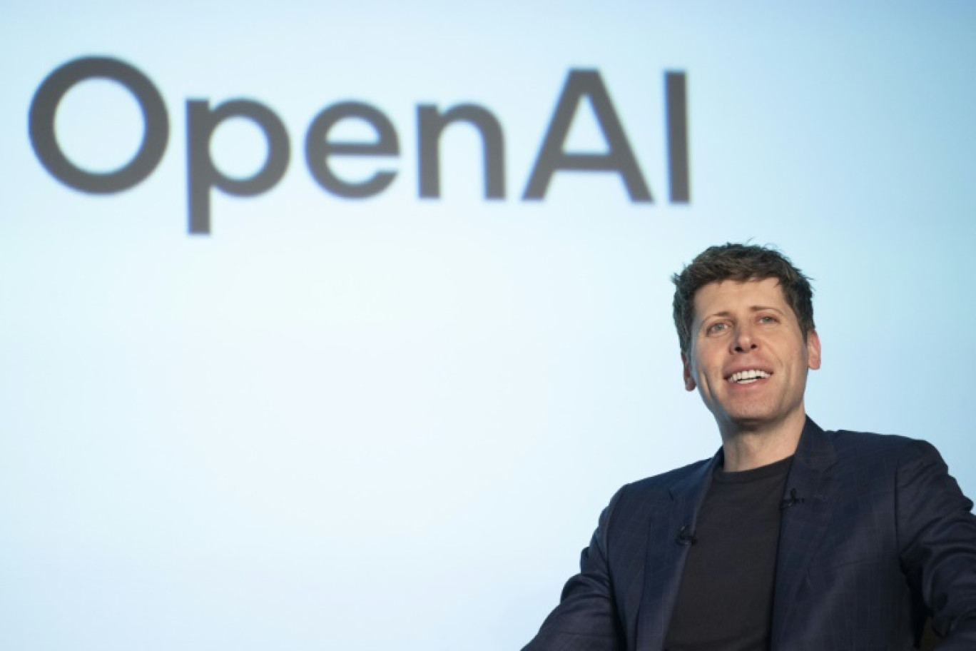 Le PDG d'OpenAI, Sam Altman, le 3 février 2025 à Tokyo © Yuichi YAMAZAKI