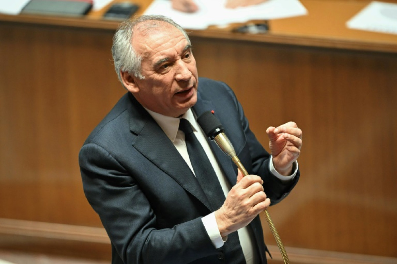 Le Premier ministre François Bayrou lors des questions au gouvernement à l'Assemblée nationale, le 12 février 2025 © Bertrand GUAY