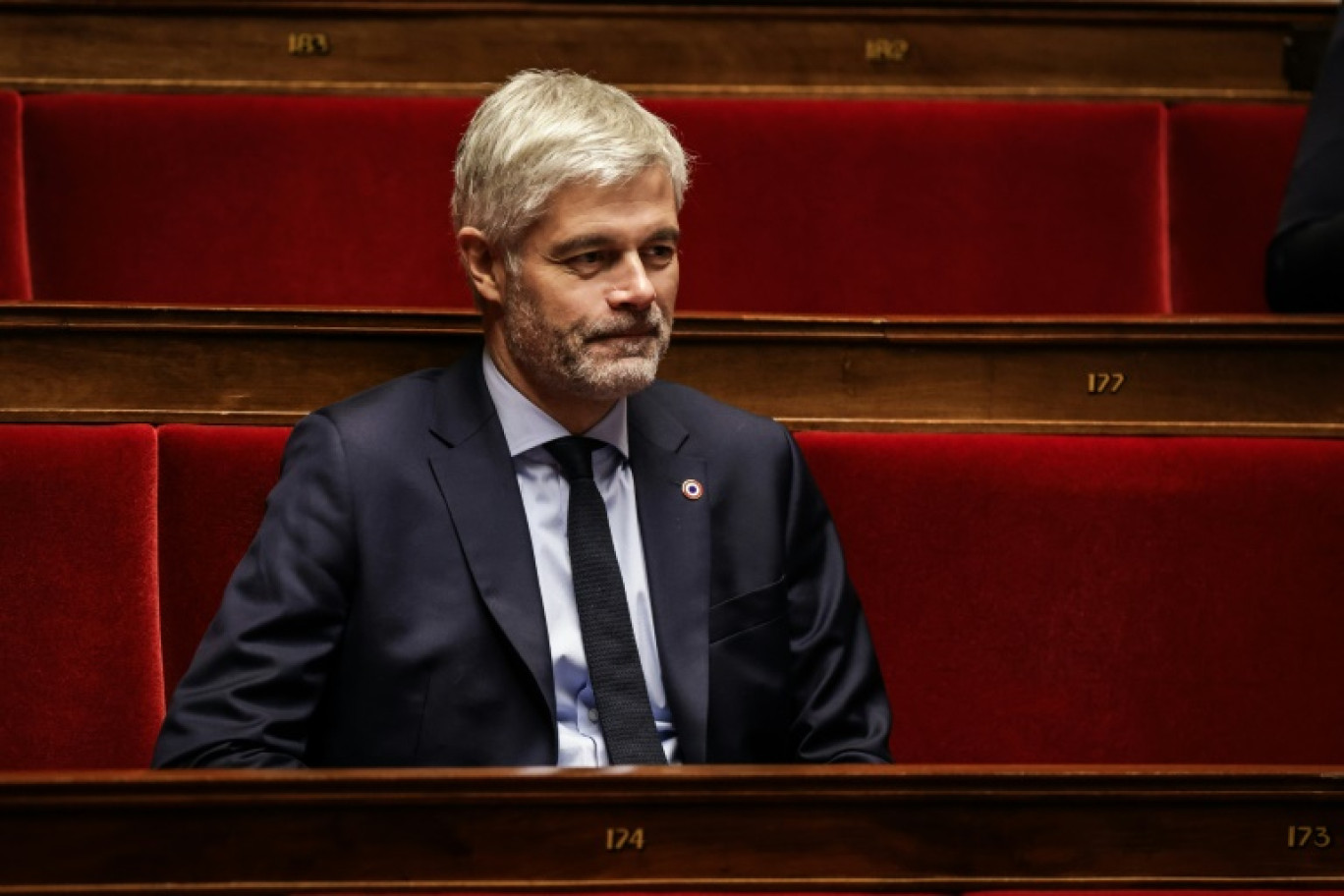 Laurent Wauquiez, président des députés Les Républicains, à l'Assemblée nationale, le 22 janvier 2025 à Paris © Thibaud MORITZ